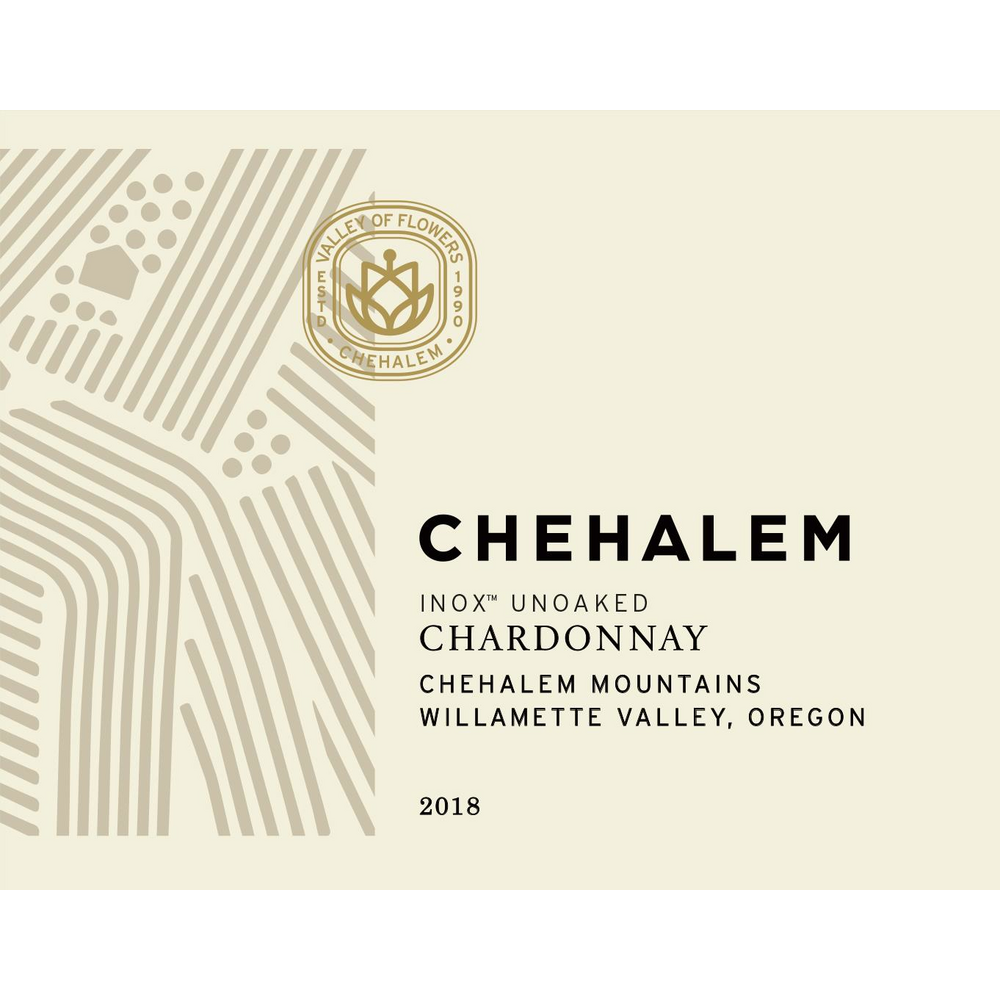 Chehalem Inox Unoaked Chardonnay 750ml - Available at Wooden Cork