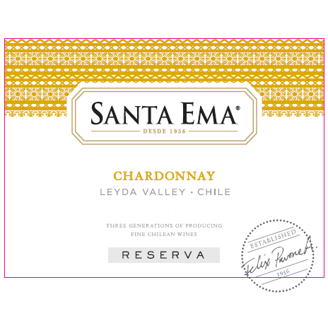 Santa Ema Leyda Valley Reserve Chardonnay 750ml - Available at Wooden Cork