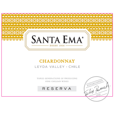 Santa Ema Leyda Valley Reserve Chardonnay 750ml - Available at Wooden Cork