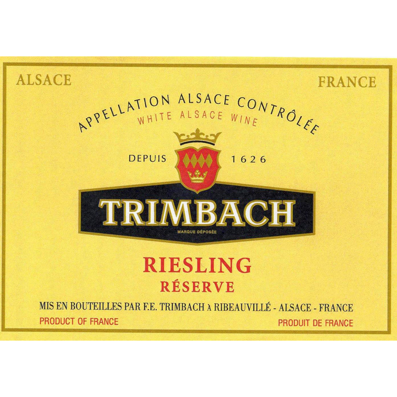 Trimbach Alsace AOC Reserve Riesling 750ml - Available at Wooden Cork