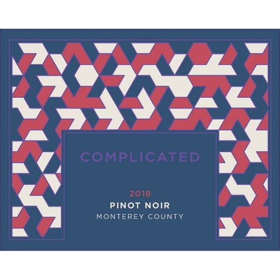 Complicated Monterey County Pinot Noir 750ml - Available at Wooden Cork
