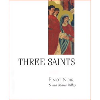 Three Saints Santa Maria Valley Pinot Noir 750ml - Available at Wooden Cork