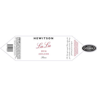 Hewitson Adelaide Hills Lu Lu Shiraz 750ml - Available at Wooden Cork