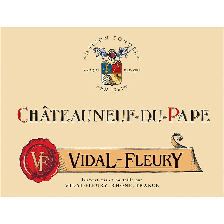 Vidal-Fleury Chateauneuf-Du-Pape Rouge 750ml - Available at Wooden Cork