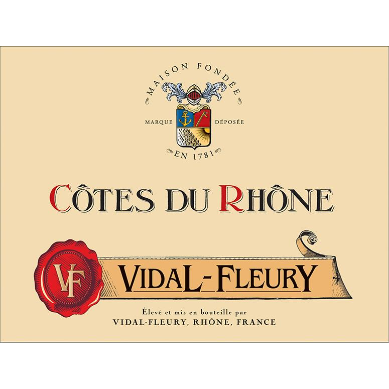 Vidal-Fleury Cotes Du Rhone Blanc 750ml - Available at Wooden Cork