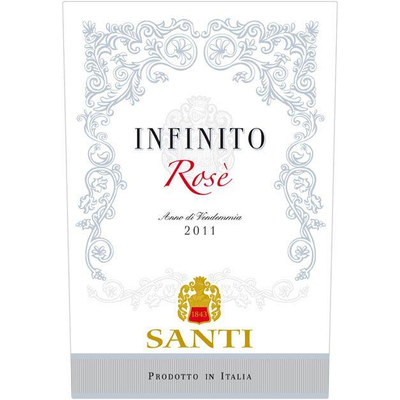 Santi Bardolino Infinito Rose 750ml - Available at Wooden Cork