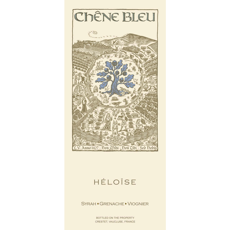 Chene Bleu Heloise IGP Vaucluse Rhone Red Blend 750ml - Available at Wooden Cork