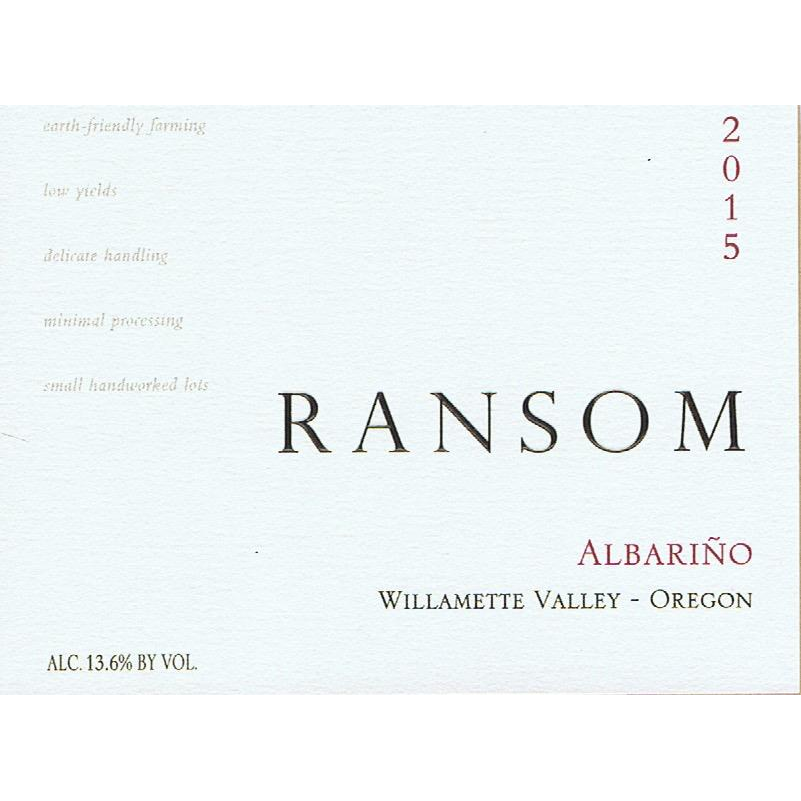 Ransom Willamette Valley Albarino 750ml - Available at Wooden Cork