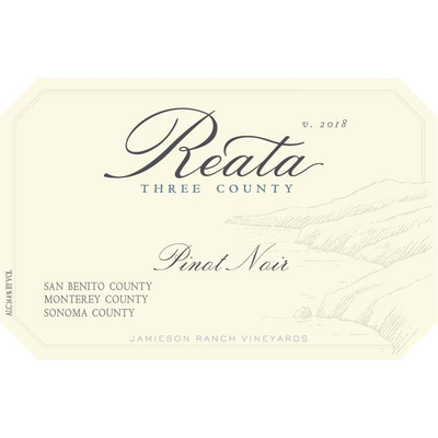 Reata Three County California Pinot Noir 750ml - Available at Wooden Cork