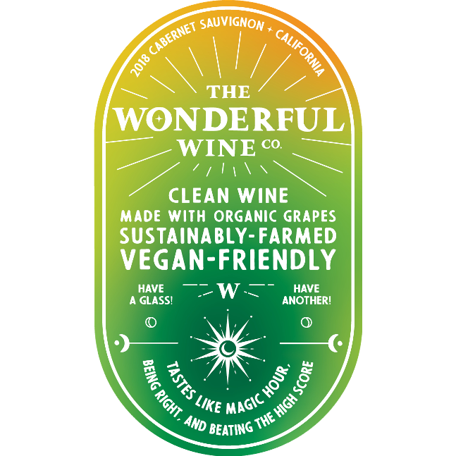Wonderful Wine Co California Organic Cabernet Sauvignon 750ml - Available at Wooden Cork