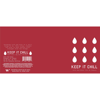 Keep it Chill Vin de France Red 750ml - Available at Wooden Cork
