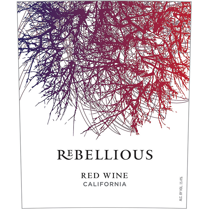 Rebellious California Red Blend 750ml - Available at Wooden Cork