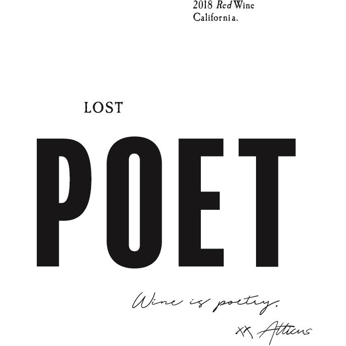 Lost Poet Red Blend 750ml - Available at Wooden Cork