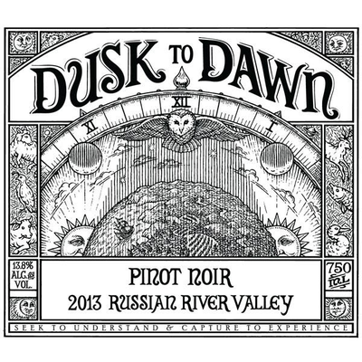 Dusk to Dawn Russian River Valley Pinot Noir 750ml - Available at Wooden Cork