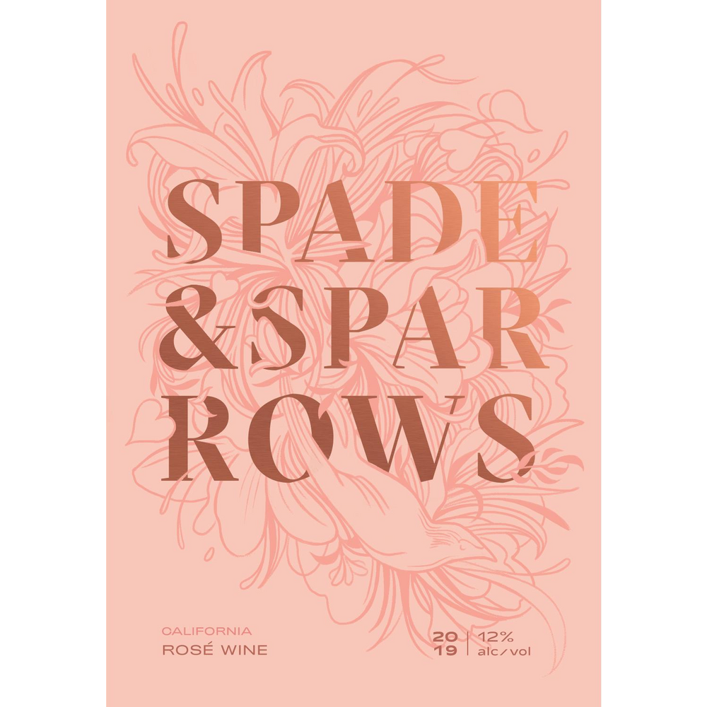 Spade and Sparrow Rose 750ml - Available at Wooden Cork