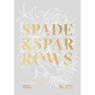 Spade and Sparrow Pinot Grigio 750ml - Available at Wooden Cork