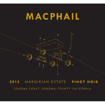 MacPhail Sonoma Coast Mardikian Vineyard Pinot Noir 750ml UPC Code - Available at Wooden Cork