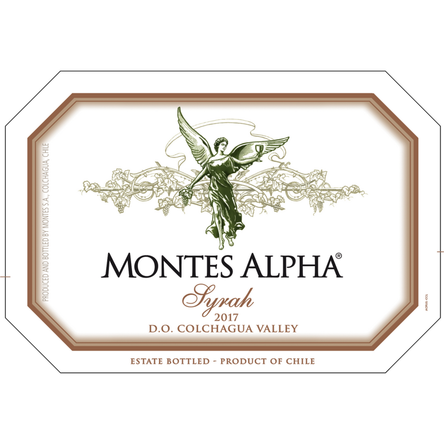 Montes Alpha Colchagua Valley Syrah 750ml - Available at Wooden Cork