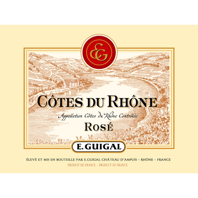 E. Guigal Cotes Du Rhone Rose 750ml - Available at Wooden Cork