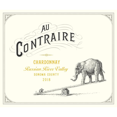 Au Contraire Russian River Valley Chardonnay 750ml - Available at Wooden Cork