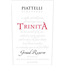 Piattelli Vineyards Trinita Grand Reserve Lujan De Cuyo Red Blend 750ml - Available at Wooden Cork