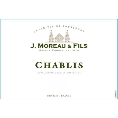 J. Moreau & Fils AOC Chablis 750ml - Available at Wooden Cork