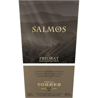 Torres Salmos Priorat Red Blend 750ml - Available at Wooden Cork