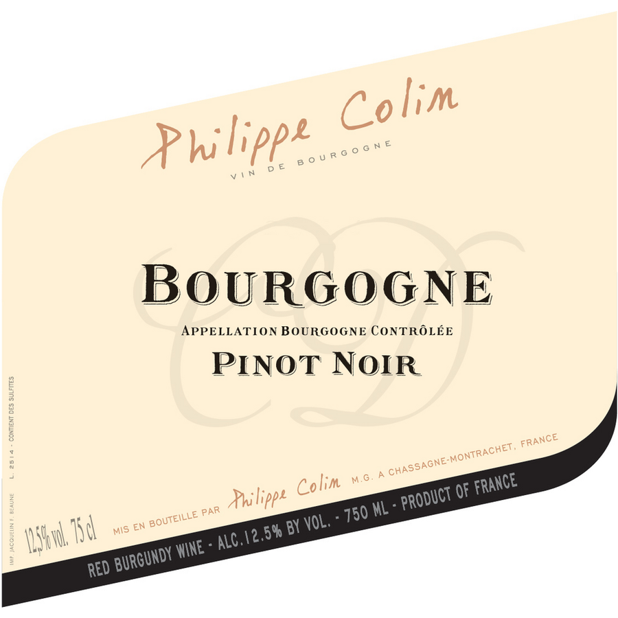 Philippe Colin Bourgogne Rouge Pinot Noir 750ml - Available at Wooden Cork