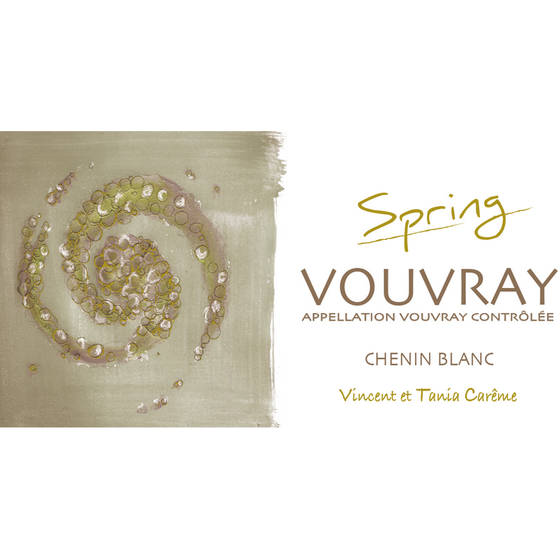 Domaine Vincent Careme Vouvray Spring Chenin Blanc 750ml - Available at Wooden Cork