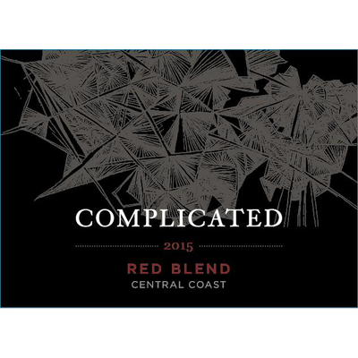 Complicated Central Coast Red Blend 750ml - Available at Wooden Cork