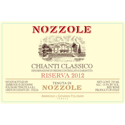 Tenuta Di Nozzole Chianti Classico DOCG Riserva Sangiovese 750ml - Available at Wooden Cork