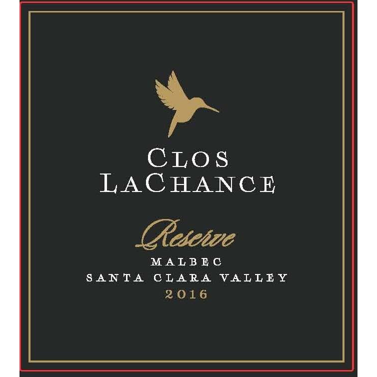 Clos LaChance Santa Clara Valley Reserve Malbec 750ml - Available at Wooden Cork