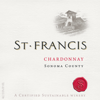 St. Francis Sonoma County Chardonnay 750ml - Available at Wooden Cork