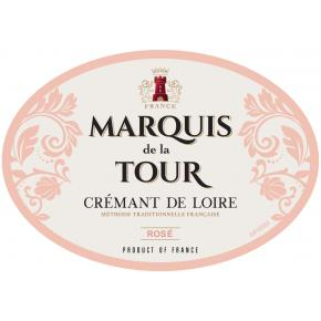 Marquis De La Tour Loire Cremant Brut Rose 750ml - Available at Wooden Cork