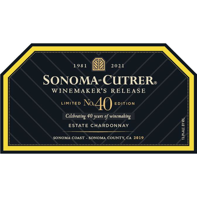 Sonoma Cutrer Winemaker's Release 40th Anniversary Chardonnay 750ml - Available at Wooden Cork