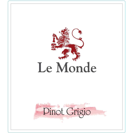 Le Monde Friuli Grave Pinot Grigio 750ml - Available at Wooden Cork