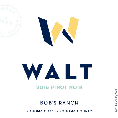 Walt Sonoma Coast Bob's Ranch Vineyard Pinot Noir 750ml - Available at Wooden Cork