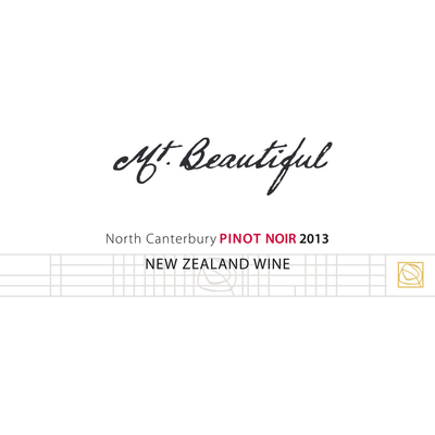 Mt Beautiful North Canterbury Pinot Noir 750ml - Available at Wooden Cork