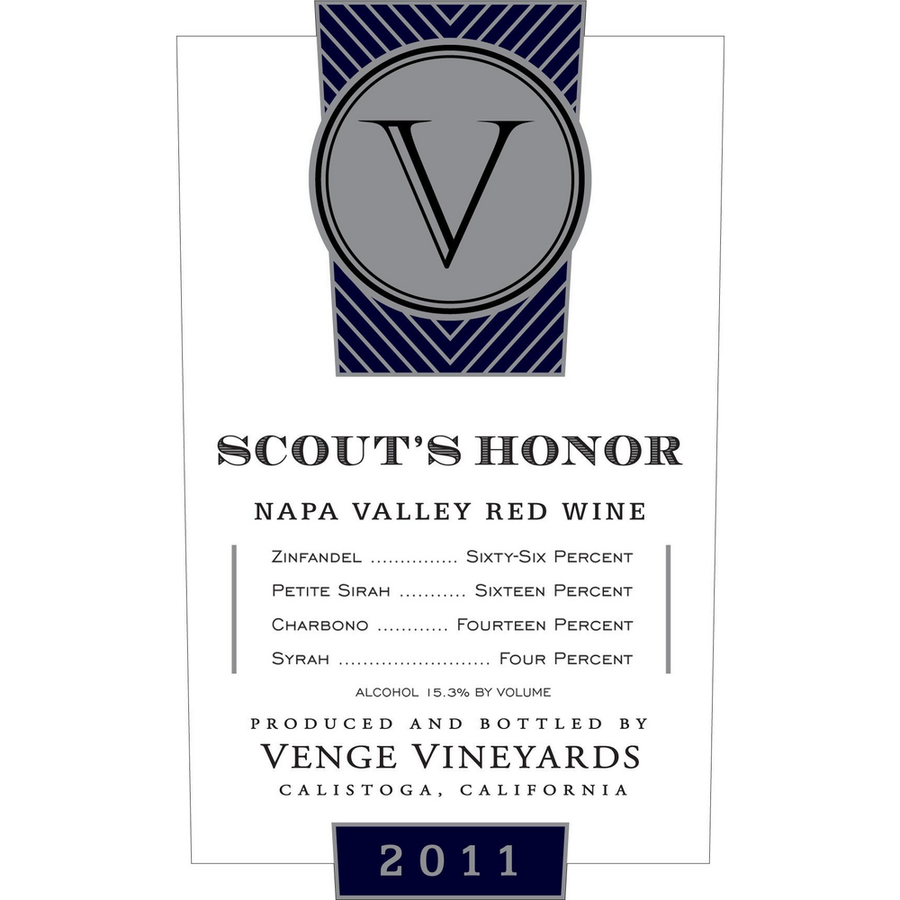 Venge Vineyards Scout's Honor Napa Valley Red Blend 750ml - Available at Wooden Cork