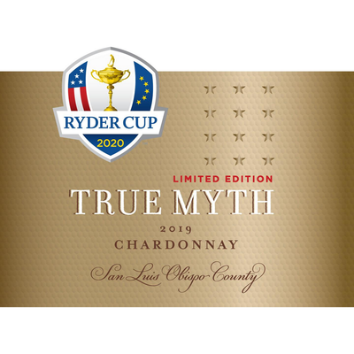 True Myth Edna Valley Paragon Vineyard Chardonnay 750ml Ryder Cup Edition - Available at Wooden Cork