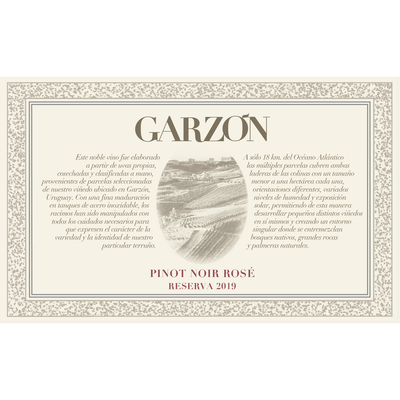 Garzon Uruguay Reserve Pinot Noir Rose 750ml - Available at Wooden Cork
