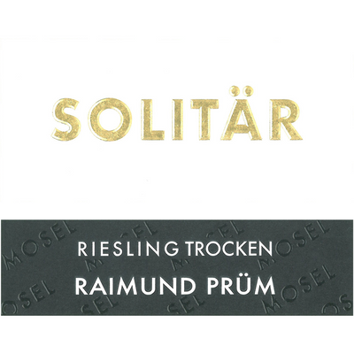 S.A. Prum R Prum Solitar Dry Mosel Riesling 750ml - Available at Wooden Cork