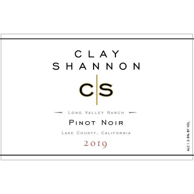 Clay Shannon Lake County Pinot Noir 750ml - Available at Wooden Cork
