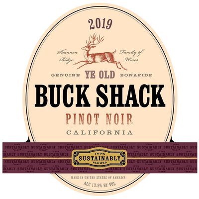 Buck Shack Lil' Fatty Lake County Pinot Noir 750ml - Available at Wooden Cork