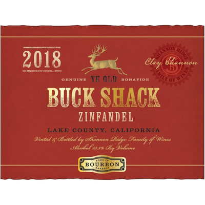 Buck Shack Lil' Fatty Lake County Bourbon Barrel Zinfandel 750ml - Available at Wooden Cork
