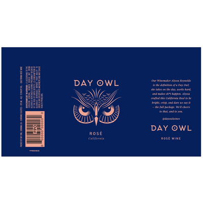 Day Owl California Rose 750ml - Available at Wooden Cork