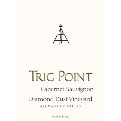 Trig Point Alexander Valley Diamond Dust Vineyard Cabernet Sauvignon 750ml - Available at Wooden Cork