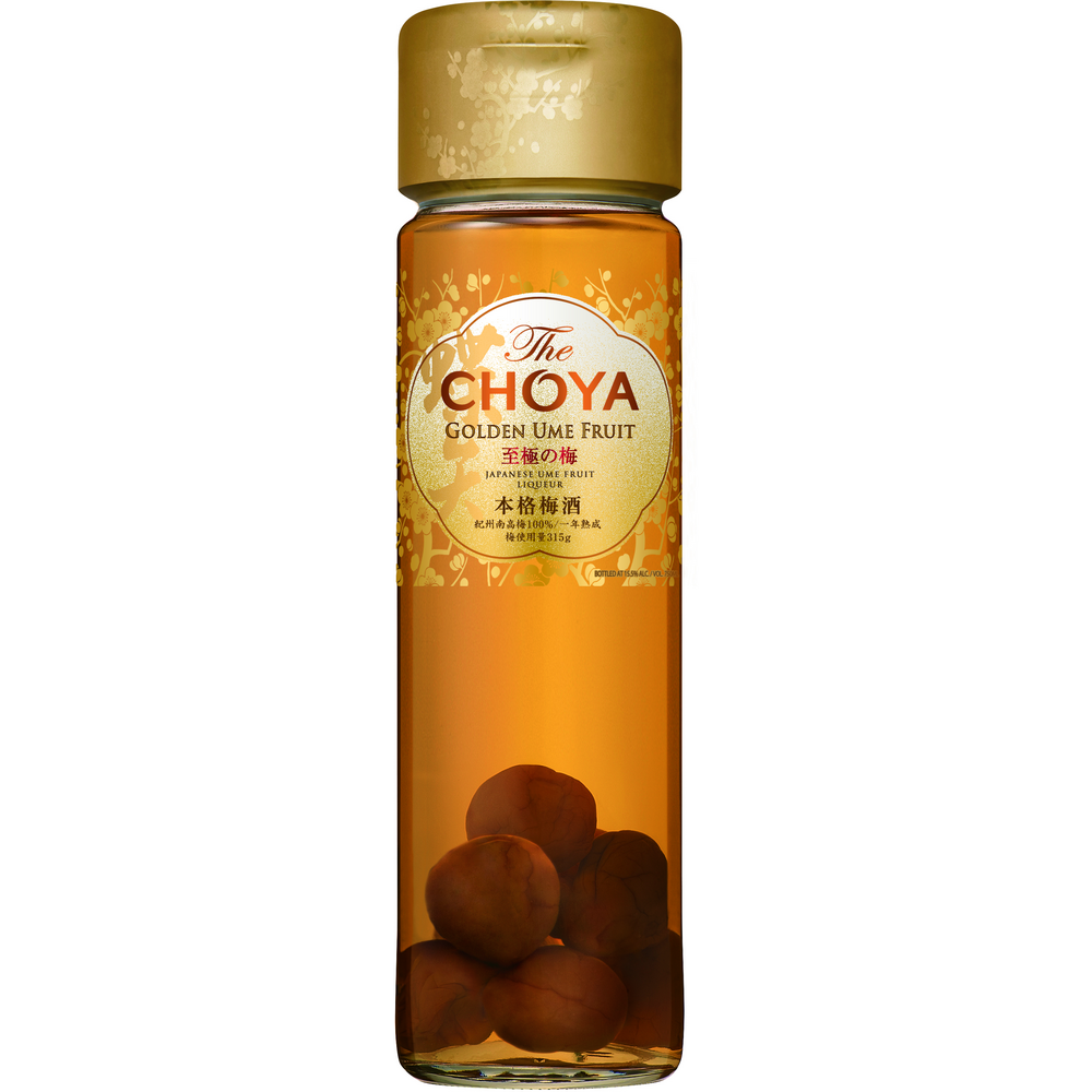 The Choya Golden Ume Fruit 750ml - Available at Wooden Cork