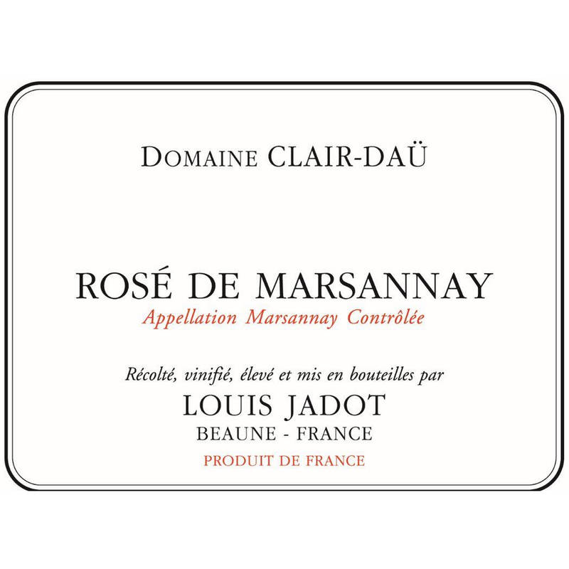 Louis Jadot Domaine Clair Dau Marsannay Rose 750ml - Available at Wooden Cork