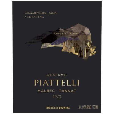 Piattelli Vineyards Malbec Tannat 750ml - Available at Wooden Cork